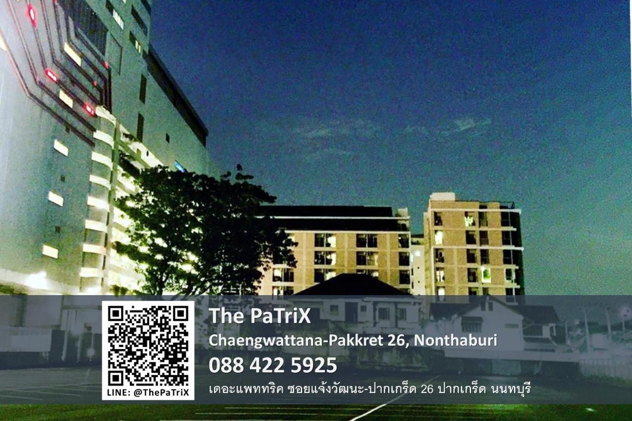 Aparthotel The Patrix Chaengwattana Nonthaburi Exteriér fotografie